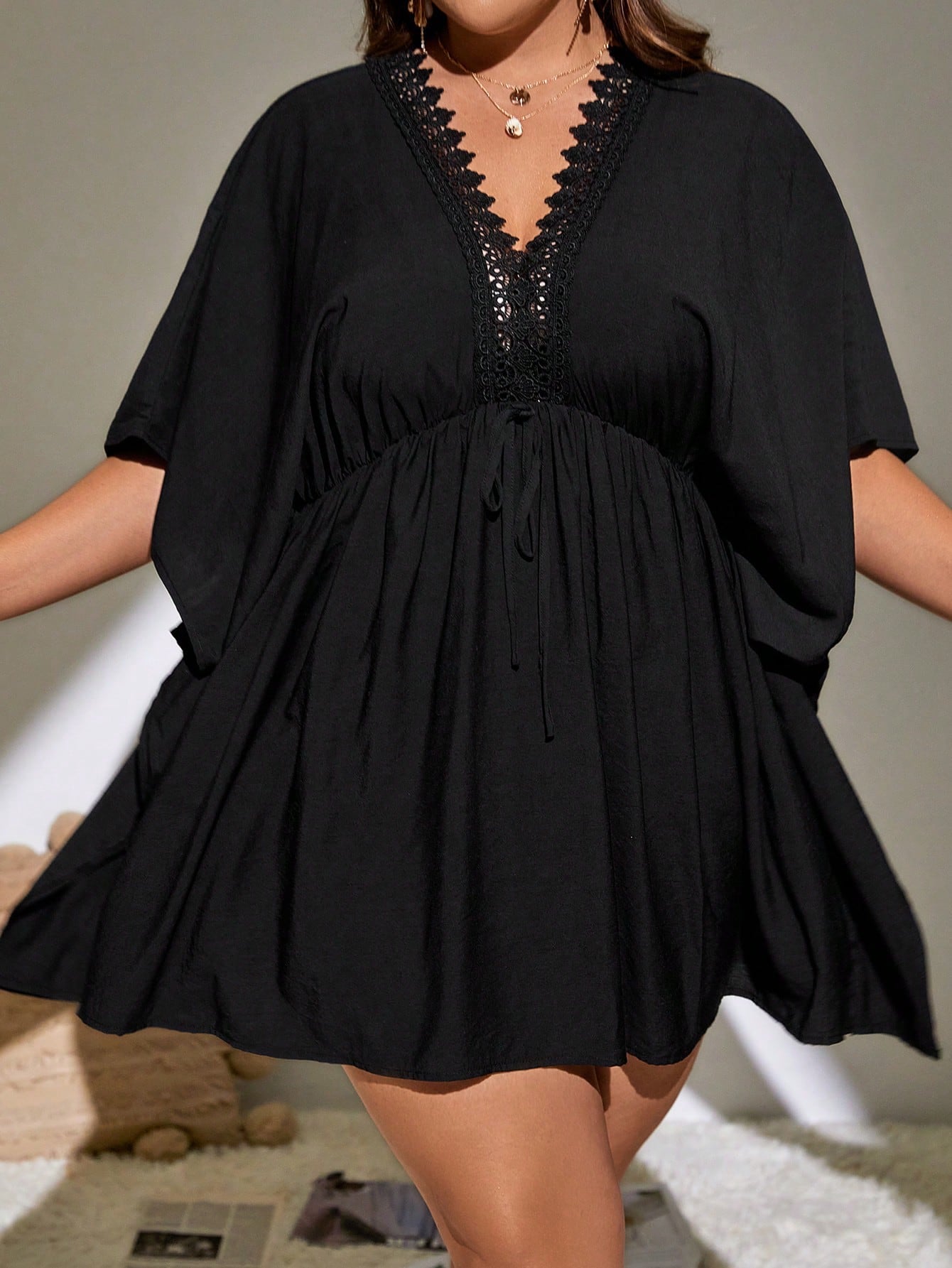 Paplūdimio tunika SilkySet MB0067 (L-4XL)