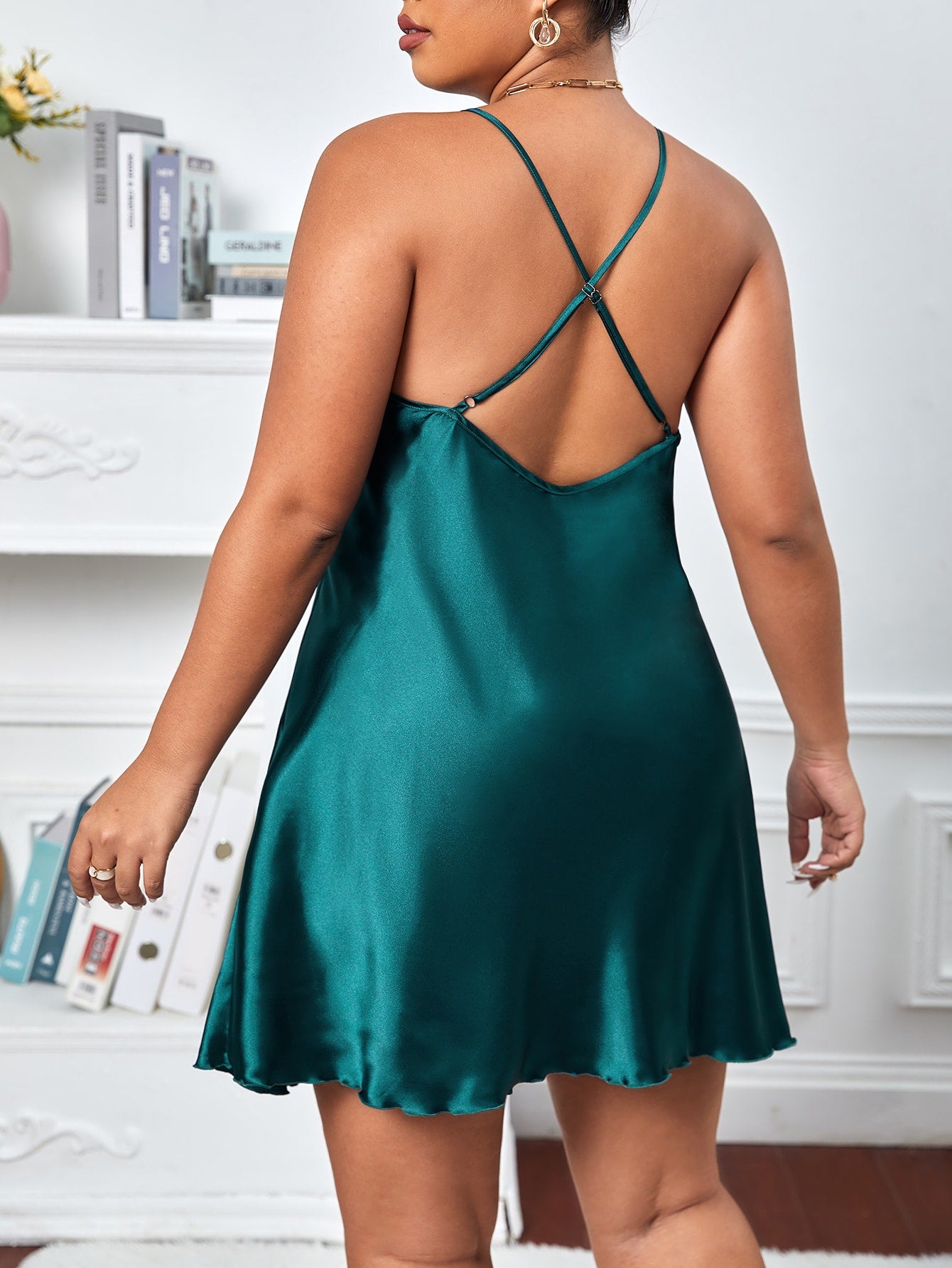Satino naktinukai SilkySet MN0195 (XL-5XL)