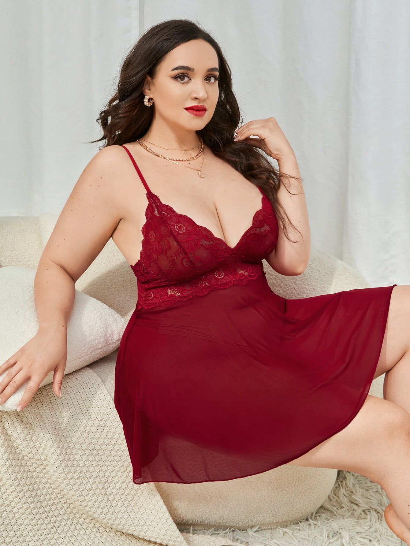 Seksualūs naktinukai (XL-4XL) SilkySet MN0191