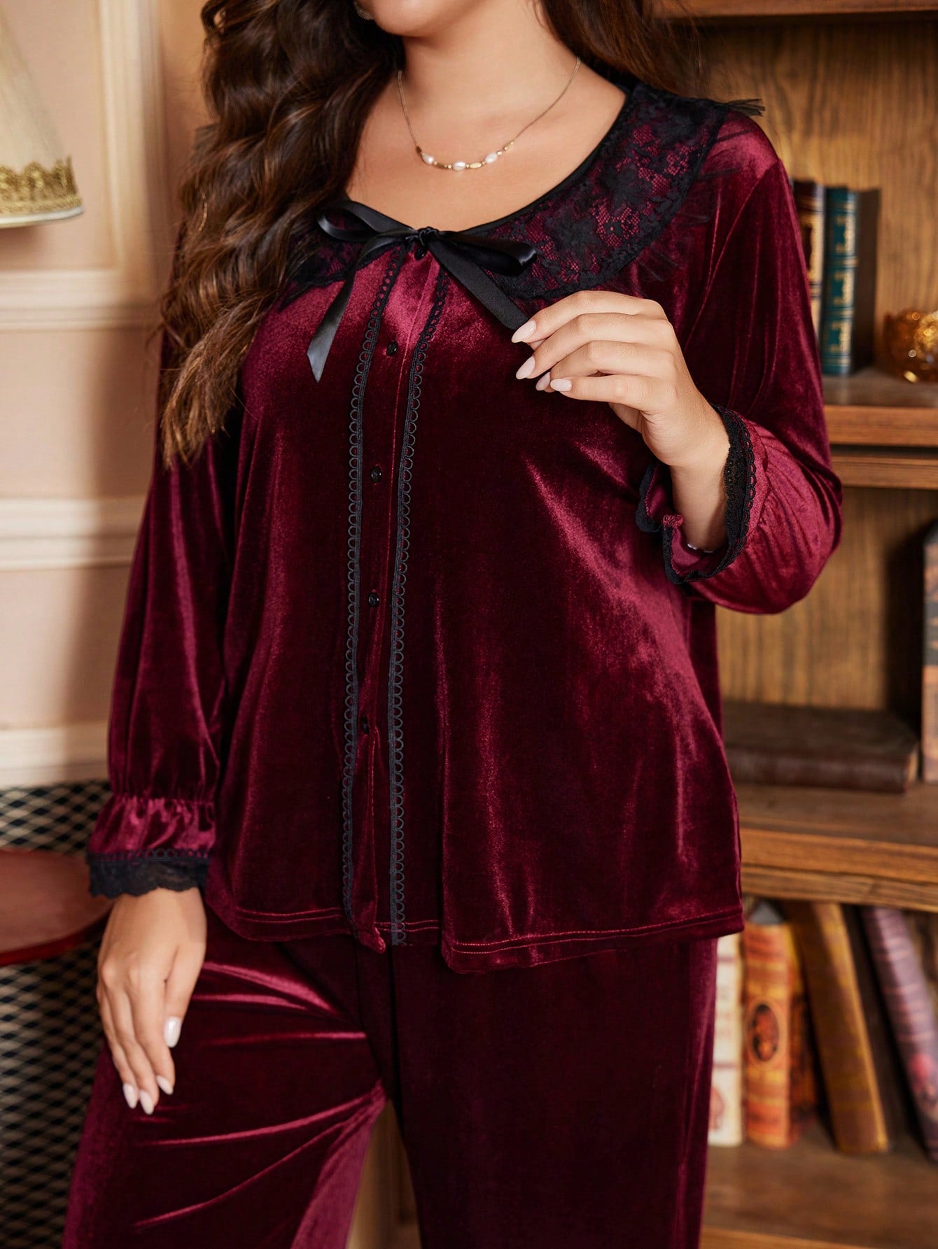 Veliūrinė pižama SilkySet MN0450 (XL-5XL)