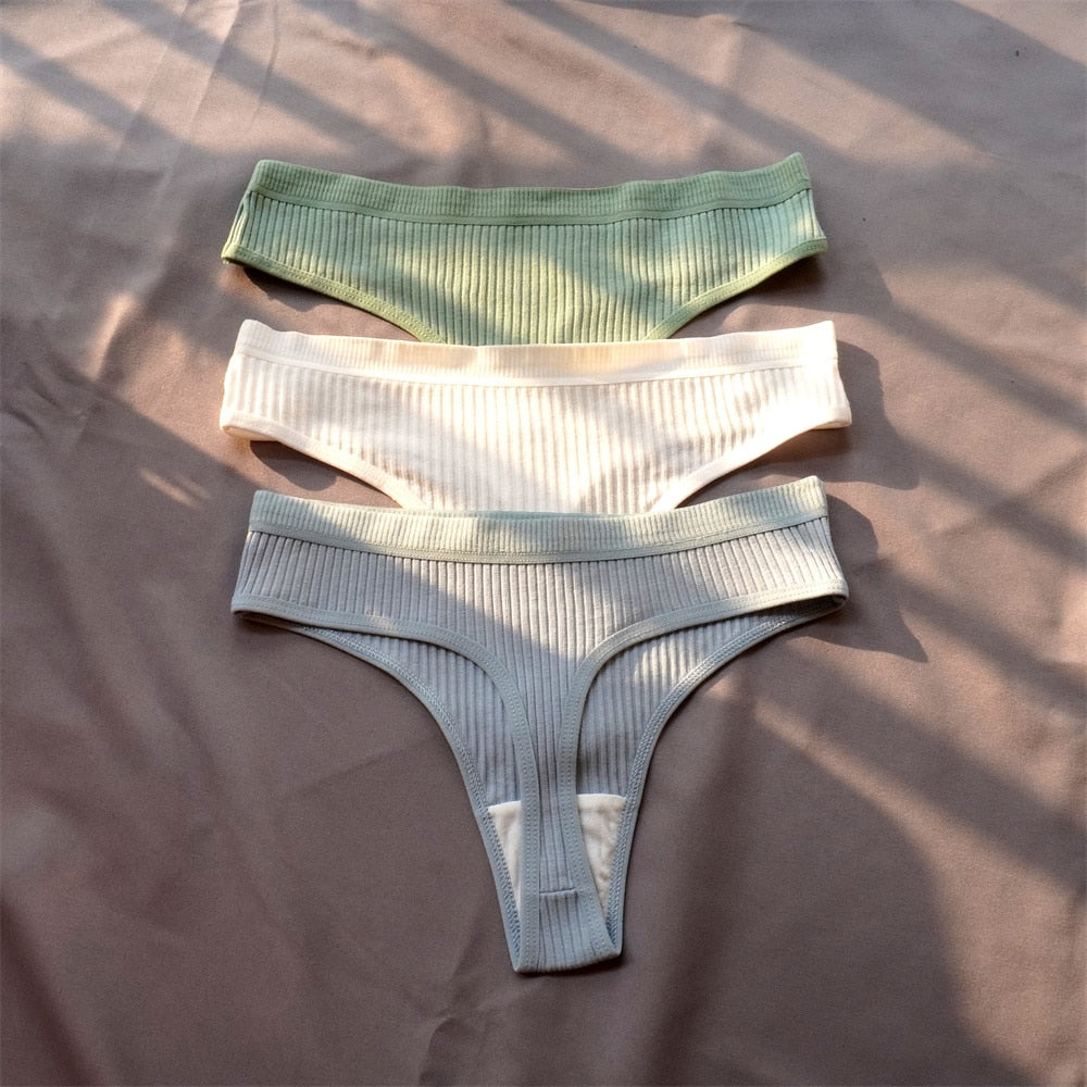 Medvilnės kelnaičių komplektas SilkySet MK0003 - 3 vnt.