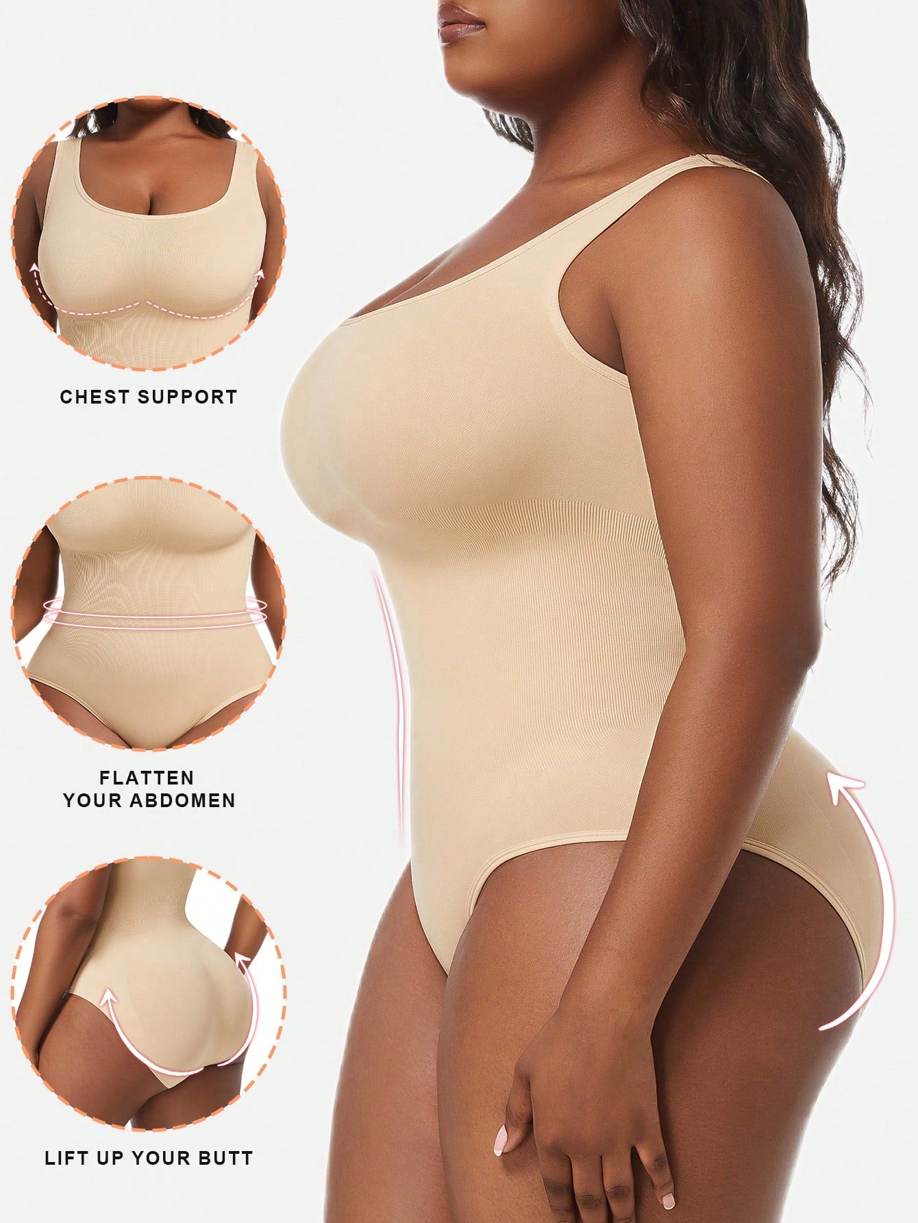 Formuojantis bodis SilkySet FA0019 (L-4XL)