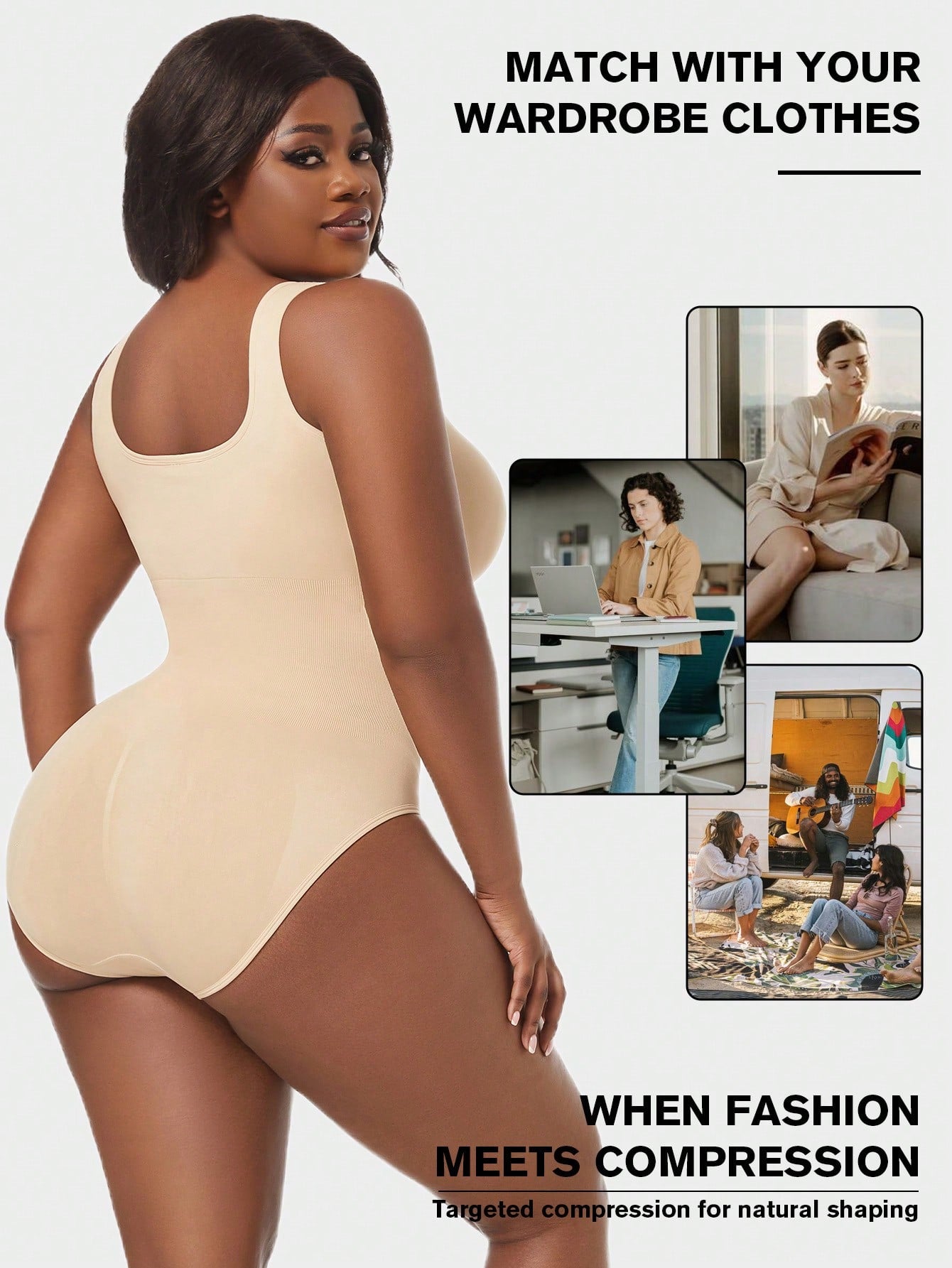 Formuojantis bodis SilkySet FA0019 (L-4XL)