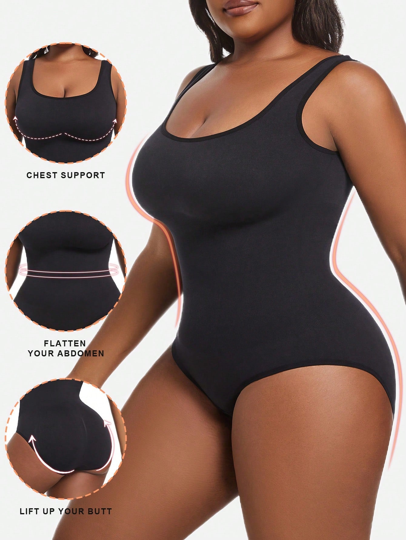 Formuojantis bodis SilkySet FA0019 (L-4XL)