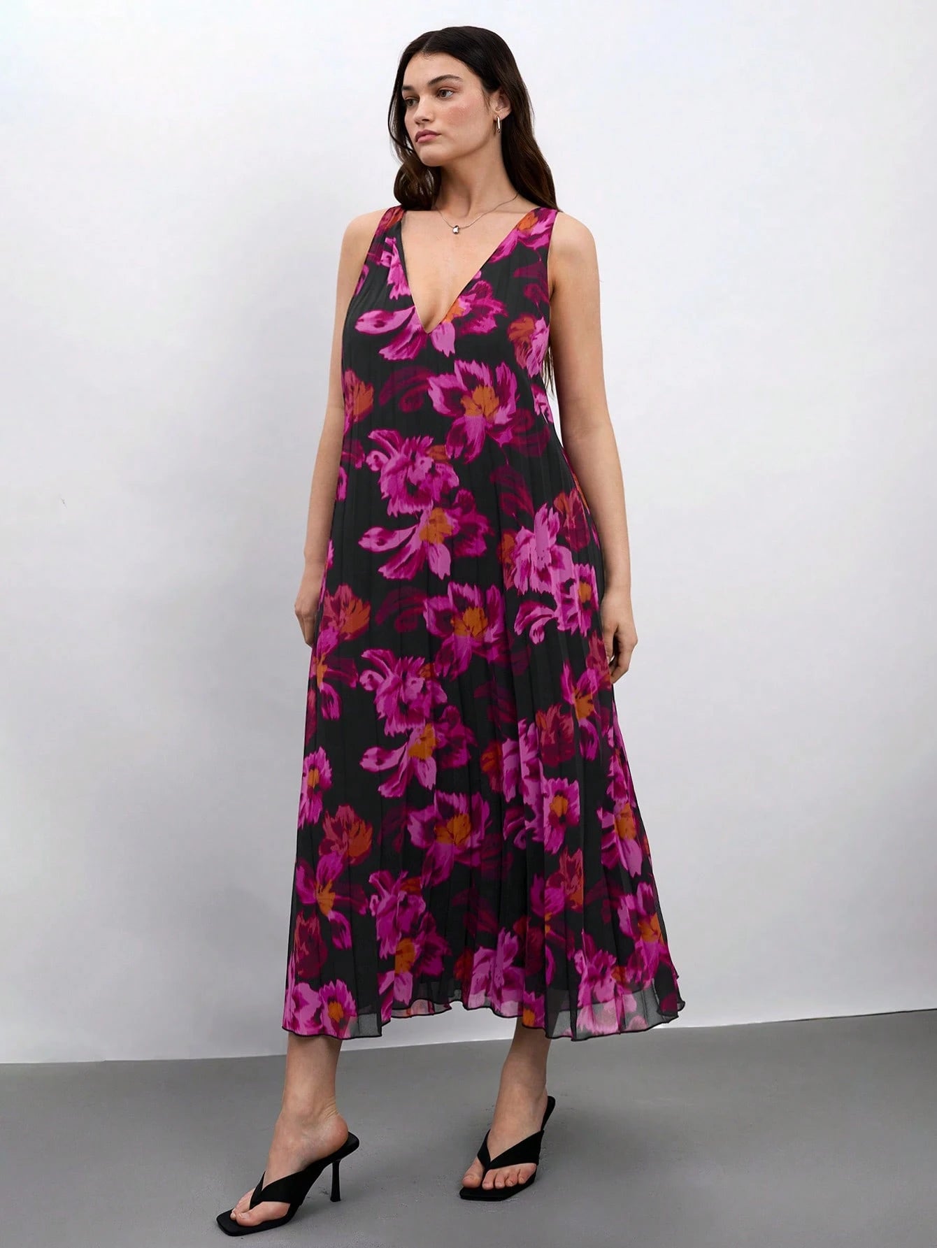 Midi suknelė SilkySet WD0169 (L-4XL)