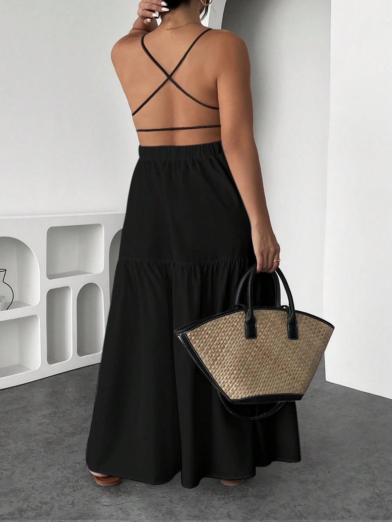 Midi suknelė SilkySet WD0170 (XL-4XL)