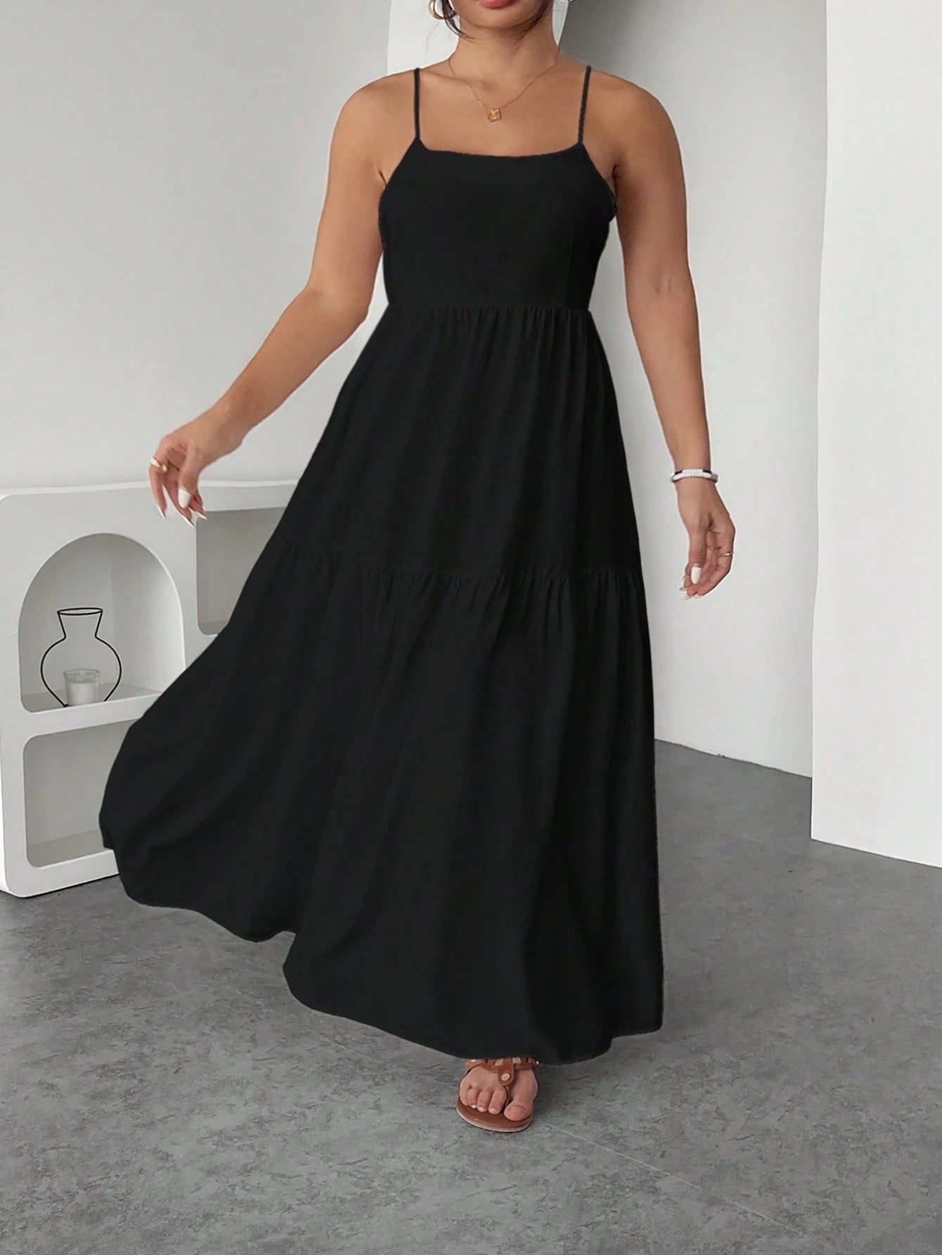 Midi suknelė SilkySet WD0170 (XL-4XL)