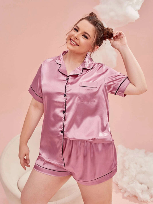 Moteriška pižama SilkySet MN0606 (XL-5XL)
