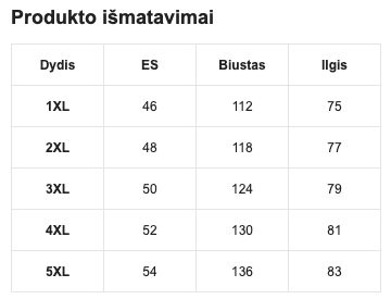 Satino naktinukai SilkySet MN0206 (XL-5XL)