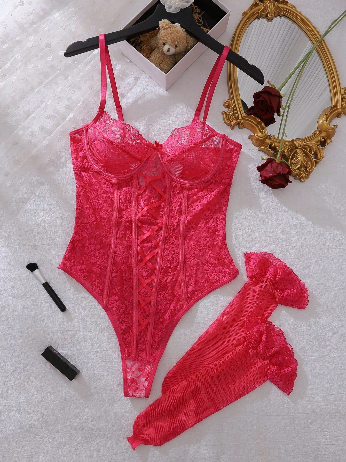 Seksualių apatinių komplektas SilkySet MA0306