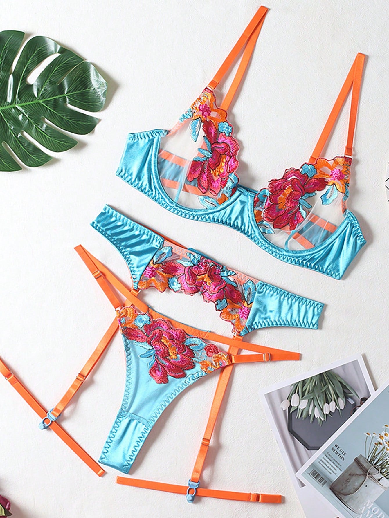 Seksualių apatinių komplektas SilkySet MA0382