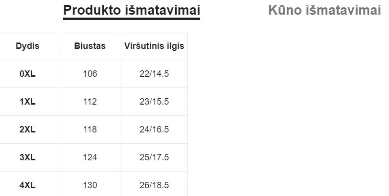 Maudymosi kostiumėlis SilkySet MB0075 (L-4XL)