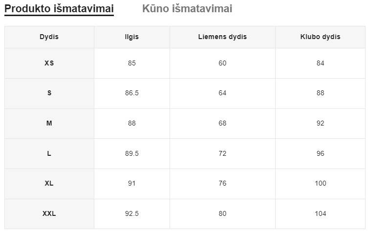 Juodas odinis sijonas SilkySet SK0013