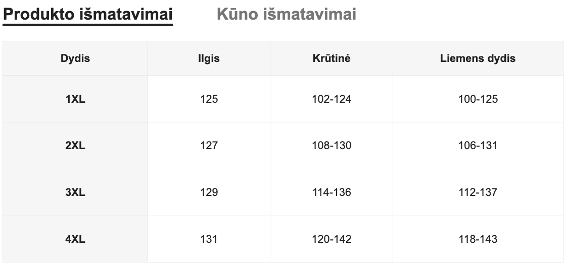 Satino naktinukai SilkySet MN0567 (XL-4XL)