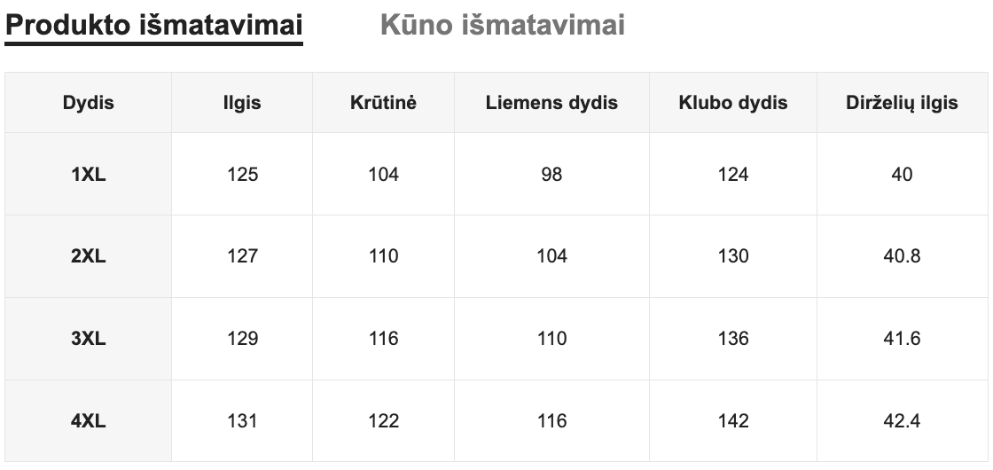 Satino naktinukai SilkySet MN0571 (XL-4XL)