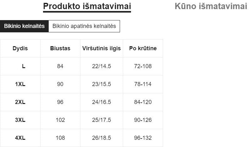 Maudymosi kostiumėlis SilkySet MB0072 (L-4XL)