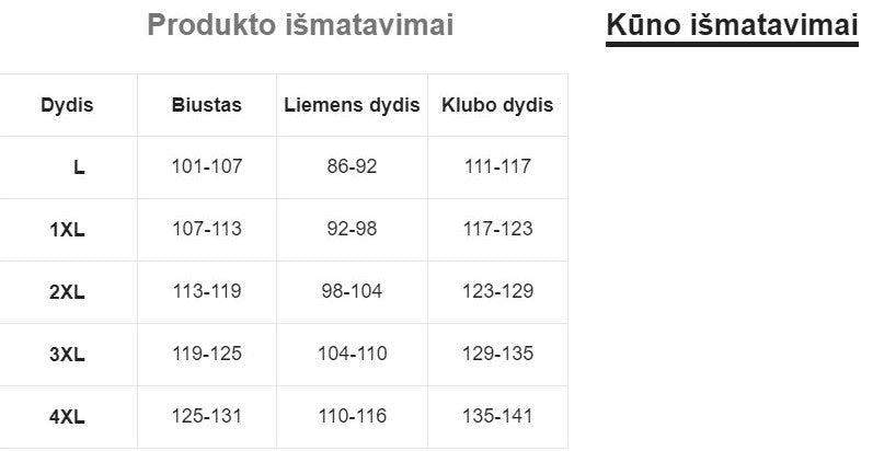 Maudymosi kostiumėlis SilkySet MB0073 (L-4XL)