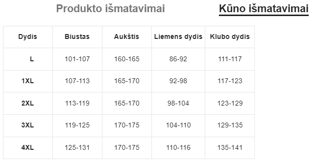 Sportinis kostiumėlis SilkySet SK0035 (L-4XL)