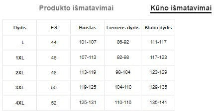 Vientisas maudymosi kostiumėlis SilkySet MB0061 (L-4XL)