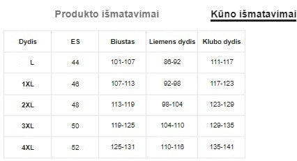 Vientisas maudymosi kostiumėlis SilkySet MB0052 (L-4XL)