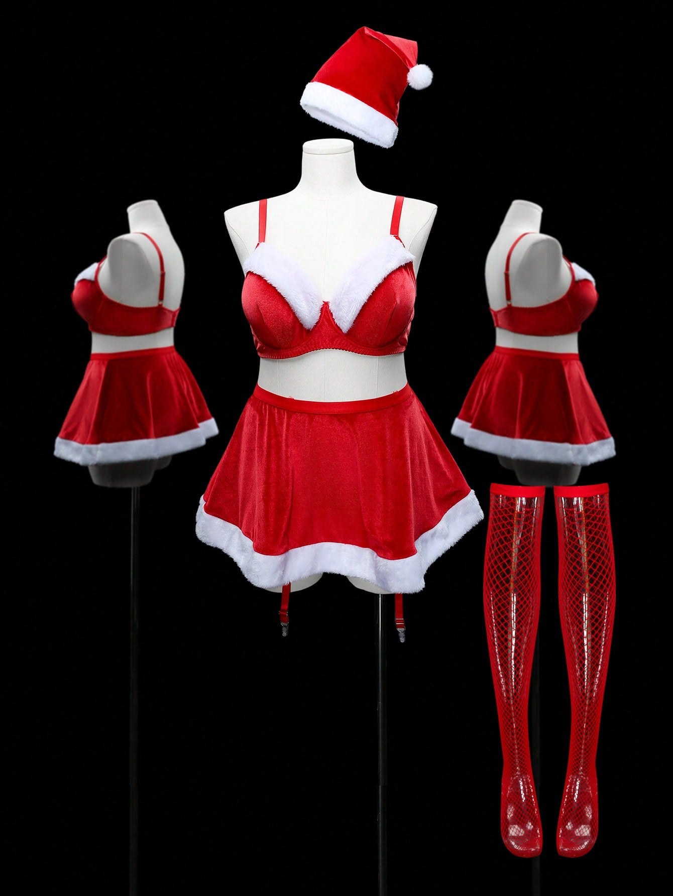 Kalėdiniai moteriški apatiniai SilkySet MA0582 (XL-4XL)