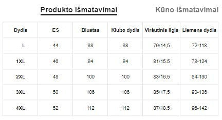 Vientisas maudymosi kostiumėlis SilkySet MB0052 (L-4XL)