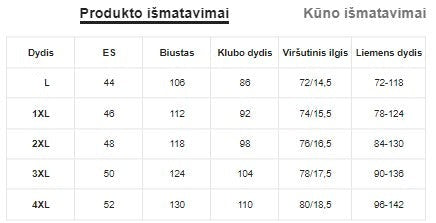 Vientisas maudymosi kostiumėlis SilkySet MB0061 (L-4XL)