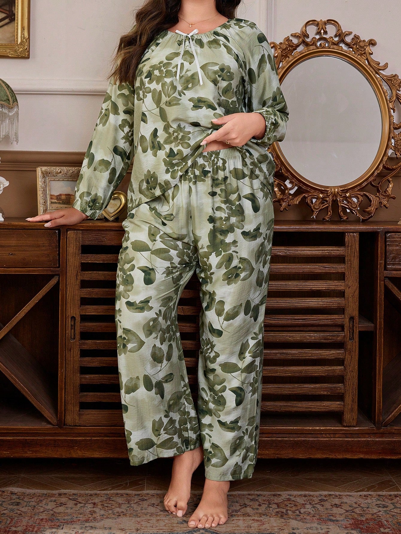 Moteriška pižama MN0444 (XL-5XL)