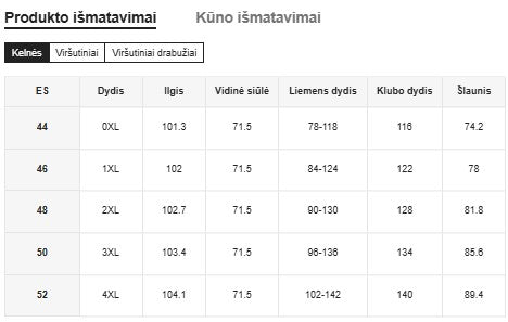 Patogi pižama su chalatu SilkySet MN0443 (XL-5XL)