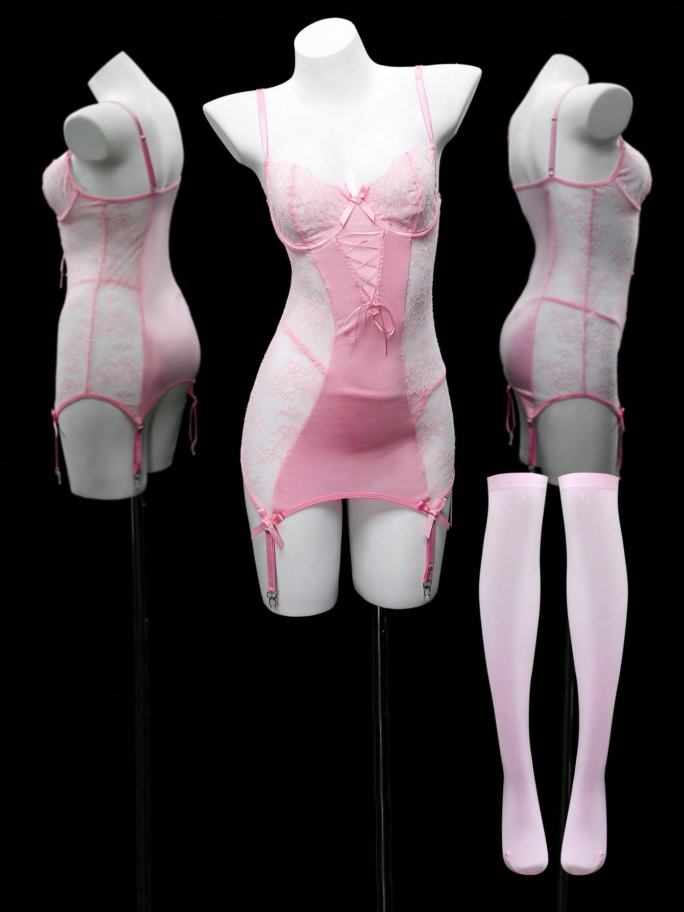 Seksualių apatinių komplektas SilkySet MA0568