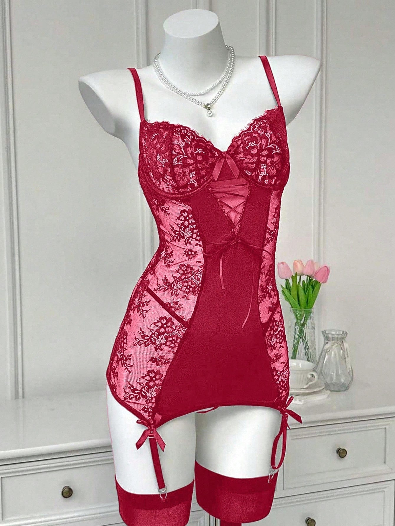 Seksualių apatinių komplektas SilkySet MA0568