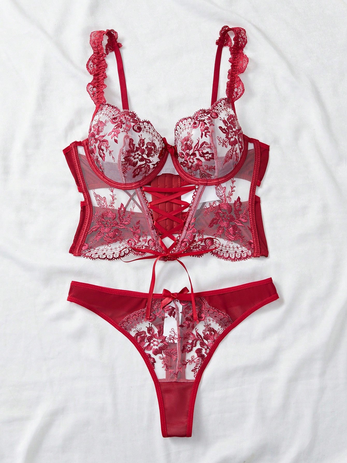 Seksualių apatinių komplektas SilkySet MA0246