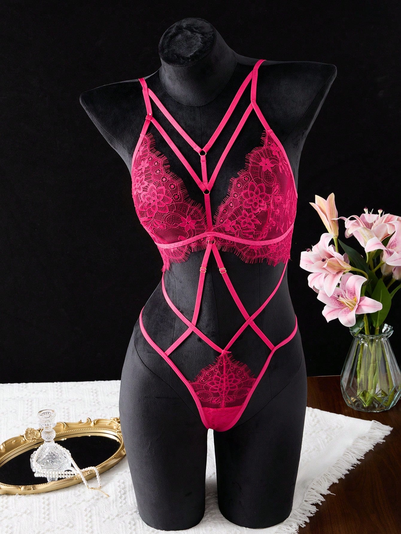 Seksualių apatinių komplektas SilkySet MA0308