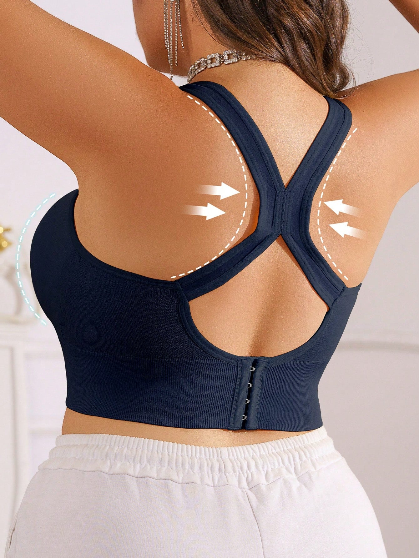 Sportinė liemenėlė SilkySet ML0056 (L-3XL)