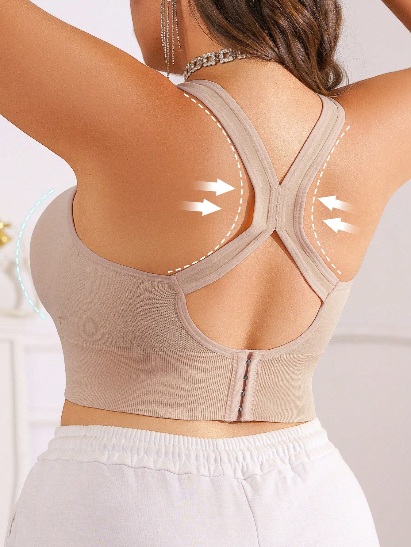 Sportinė liemenėlė SilkySet ML0056 (L-3XL)