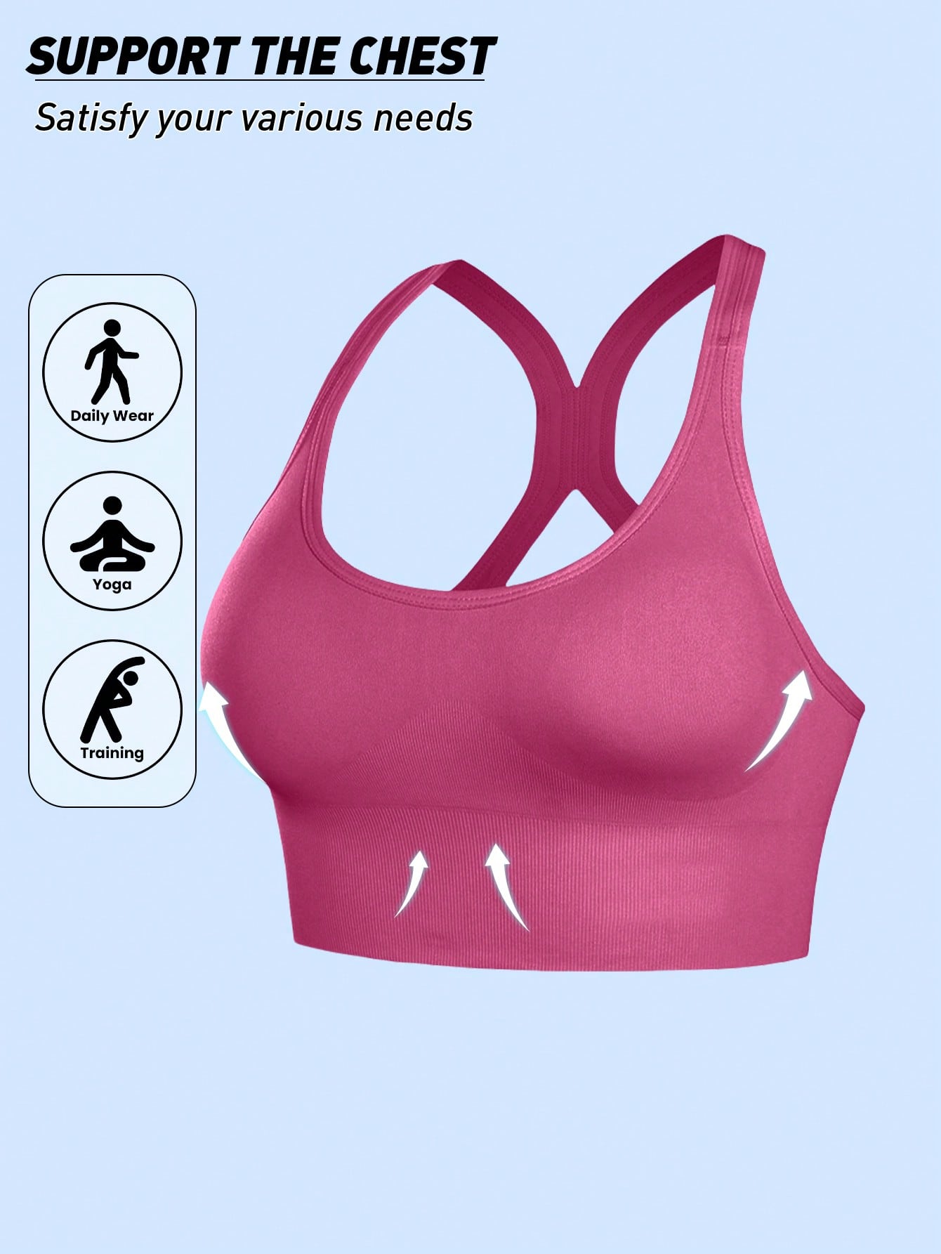 Sportinė liemenėlė SilkySet ML0056 (L-3XL)